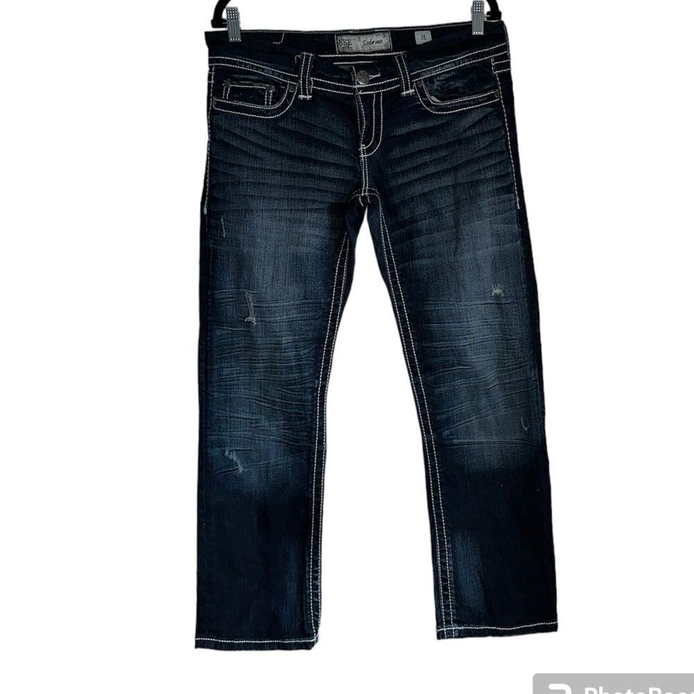 BKE JEANS NAVY BLIE JEANS DENIM PANTS SIZE 31 Sabrina distressed
